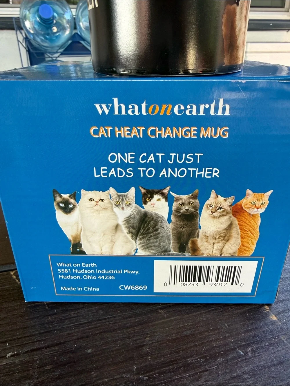 What on Earth Ceramic Cat Heat Change Mug 